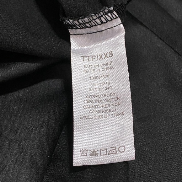 Dynamite Black Satin Midi Slip Dress - Picture 8 of 9